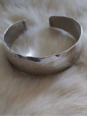 Sarah Cly hammered cuff bracelet